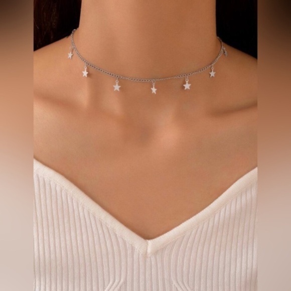 Silver Star Charm Necklace - Picture 1 of 2